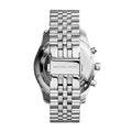  Shop Authentic Michael Kors Lexington Chronograph Silver Dial Silver Steel Strap Watch for Men - MK8515 - Luxxuri