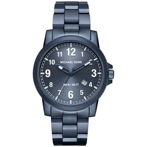  Shop Authentic Michael Kors Paxton Quartz Blue Dial Blue Steel Strap Watch For Men - MK8533 - Luxxuri