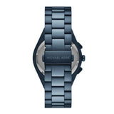  Shop Authentic Michael Kors Lennox Chronograph Blue Dial Blue Steel Strap Watch For Women - MK9147 - Luxxuri