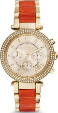  Shop Authentic Michael Kors Parker Gold Dial Two Tone Steel Strap Watch for Women - MK6139 - Luxxuri