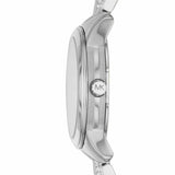  Shop Authentic Michael Kors Runway Mercer Quartz Mother of Pearl Blue Dial Silver Steel Strap Watch For Women - MK6857 - Luxxuri