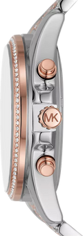  Shop Authentic Michael Kors Whitney Chronograph Silver Dial Two Tone Steel Strap Watch For Women - MK7225 - Luxxuri