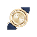  Shop Authentic Michael Kors Averi Gold Dial Navy Blue Leather Strap Watch for Women - MK2526 - Luxxuri