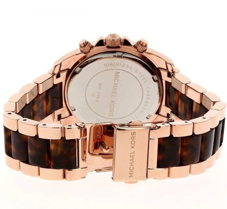  Shop Authentic Michael Kors Blair Rose Gold Dial Two Tone Steel Strap Watch For Women - MK5859 - Luxxuri