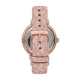  Shop Authentic Michael Kors Pyper Quartz Silver Dial Pink Leather Strap Watch for Women - MK2947 - Luxxuri
