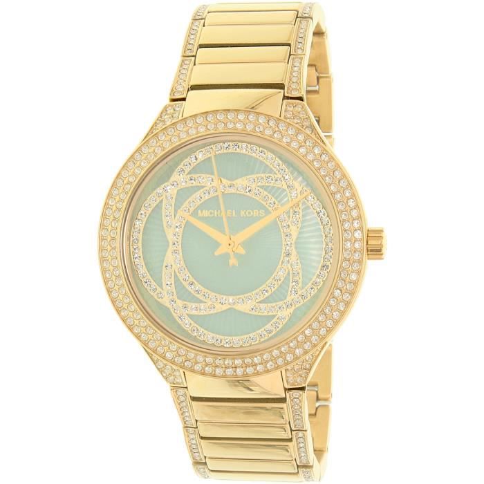  Shop Authentic Michael Kors Kerry Mother of Pearl Dial Gold Steel Strap Watch for Women - MK3481 - Luxxuri