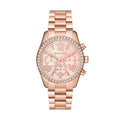  Shop Authentic Michael Kors Lexington Chronograph Rose Gold Dial Rose Gold Steel Strap Watch for Women - MK7242 - Luxxuri