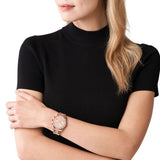  Shop Authentic Michael Kors Lexington Chronograph Rose Gold Dial Rose Gold Steel Strap Watch for Women - MK7242 - Luxxuri