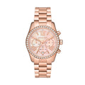  Shop Authentic Michael Kors Lexington Chronograph Rose Gold Dial Rose Gold Steel Strap Watch for Women - MK7242 - Luxxuri