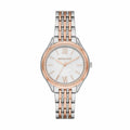  Shop Authentic Michael Kors Mindy Three Hand White Dial Two Tone Steel Strap Watch For Women - MK7077 - Luxxuri