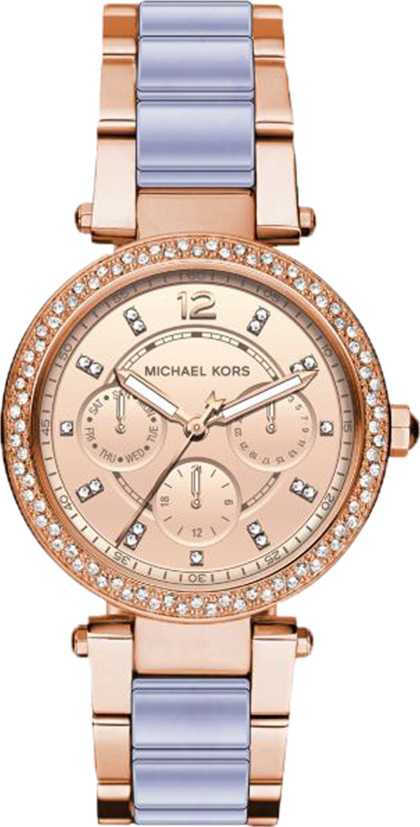  Shop Authentic Michael Kors Parker Gold Dial Two Tone Steel Strap Watch for Women - MK6327 - Luxxuri