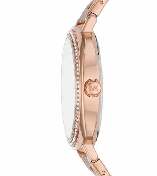  Shop Authentic Michael Kors Nia Quartz Rose Gold Dial Rose Gold Steel Strap Watch For Women - MK3990 - Luxxuri