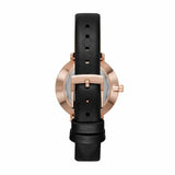  Shop Authentic Michael Kors Pyper Three Hand White Dial Black Leather Strap Watch For Women - MK2835 - Luxxuri