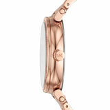  Shop Authentic Michael Kors Sofie Quartz Crystals Crystals Rose Gold Dial Rose Gold Steel Strap Watch For Women - MK4336 - Luxxuri