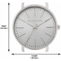 Michael Kors Pyper Quartz White Dial Silver Mesh Strap Watch for Women - MK4338