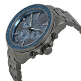  Shop Authentic Michael Kors Wren Chronograph Quartz Blue Dial Grey Steel Strap Watch For Women - MK6097 - Luxxuri