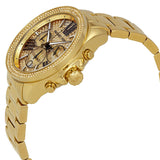  Shop Authentic Michael Kors Wren Chronograph Crystal Pave Gold Dial Gold Steel Strap Watch for Women - MK6095 - Luxxuri