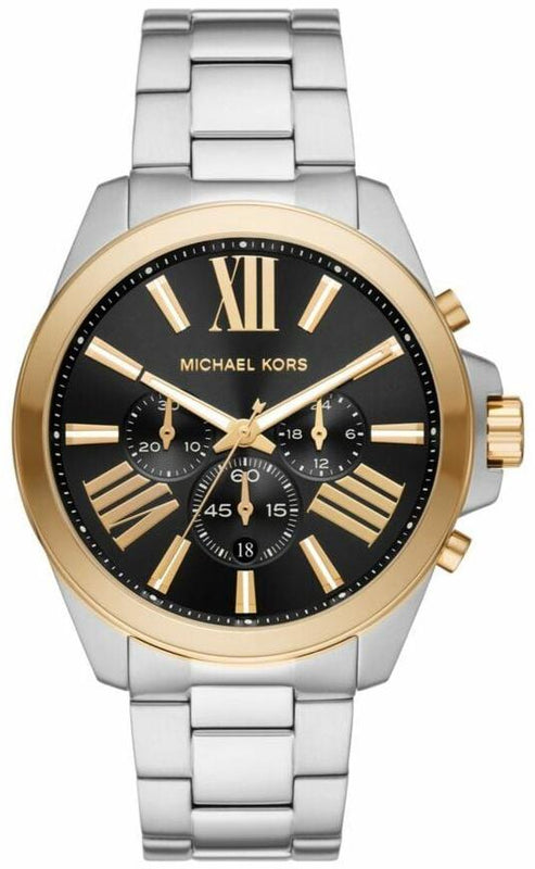  Shop Authentic Michael Kors Wren Chronograph Black Dial Silver Steel Strap Watch For Men - MK8880 - Luxxuri