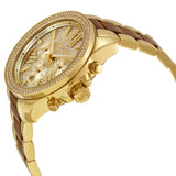  Shop Authentic Michael Kors Wren Gold Dial Two Tone Steel Strap Watch for Women - MK6294 - Luxxuri