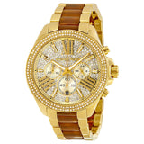  Shop Authentic Michael Kors Wren Gold Dial Two Tone Steel Strap Watch for Women - MK6294 - Luxxuri