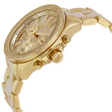  Shop Authentic Michael Kors Wren Diamonds Gold Dial Two Tone Steel Strap Watch for Women - MK6157 - Luxxuri
