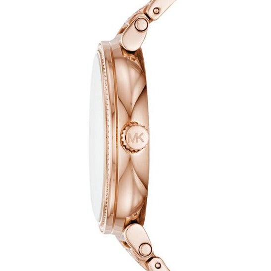  Shop Authentic Michael Kors Sofie Quartz Rose Gold Dial Rose Gold Steel Strap Watch For Women - MK3882 - Luxxuri