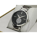  Shop Authentic Michael Kors Portia Black Dial Silver Steel Strap Watch for Women - MK3638 - Luxxuri