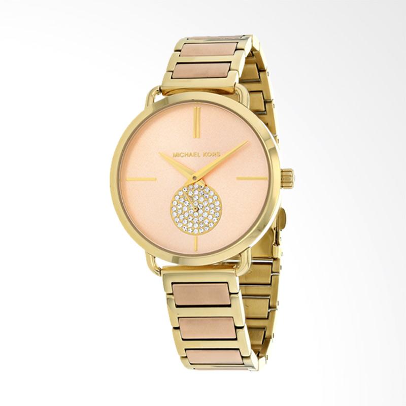  Shop Authentic Michael Kors Portia Rose Gold Dial Two Tone Steel Strap Watch for Women - MK3706 - Luxxuri