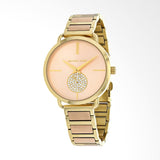  Shop Authentic Michael Kors Portia Rose Gold Dial Two Tone Steel Strap Watch for Women - MK3706 - Luxxuri
