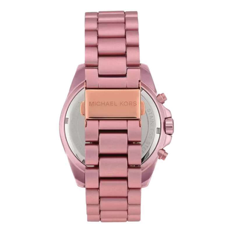  Shop Authentic Michael Kors Slim Runway Pink Dial Pink Steel Strap Watch For Women - MK4456 - Luxxuri