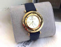  Shop Authentic Michael Kors Averi Gold Dial Navy Blue Leather Strap Watch for Women - MK2526 - Luxxuri