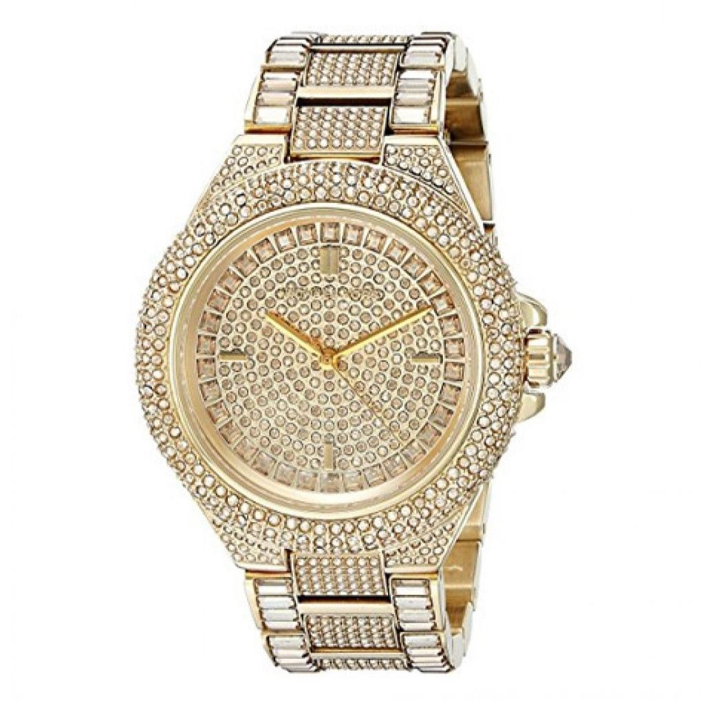  Shop Authentic Michael Kors Camille Diamonds Gold Dial Gold Steel Strap Watch for Women - MK5720 - Luxxuri