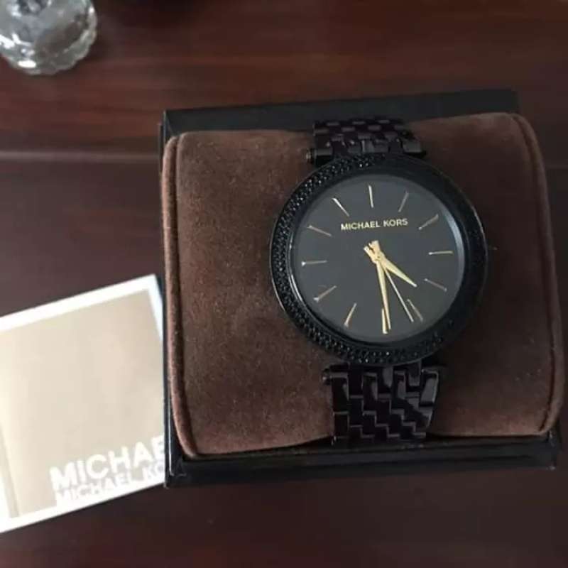  Shop Authentic Michael Kors Darci Black Dial Black Steel Strap Watch for Women - MK3337 - Luxxuri