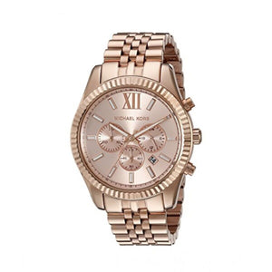  Shop Authentic Michael Kors Lexington Rose Gold Dial Rose Gold Steel Strap Watch for Men - MK8319 - Luxxuri