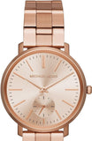  Shop Authentic Michael Kors Jaryn Quartz Rose Gold Dial Rose Gold Steel Strap Watch For Women - MK3501 - Luxxuri