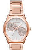  Shop Authentic Michael Kors Hartman Analog White Dial Rose Gold Steel Strap Watch For Women - MK3673 - Luxxuri