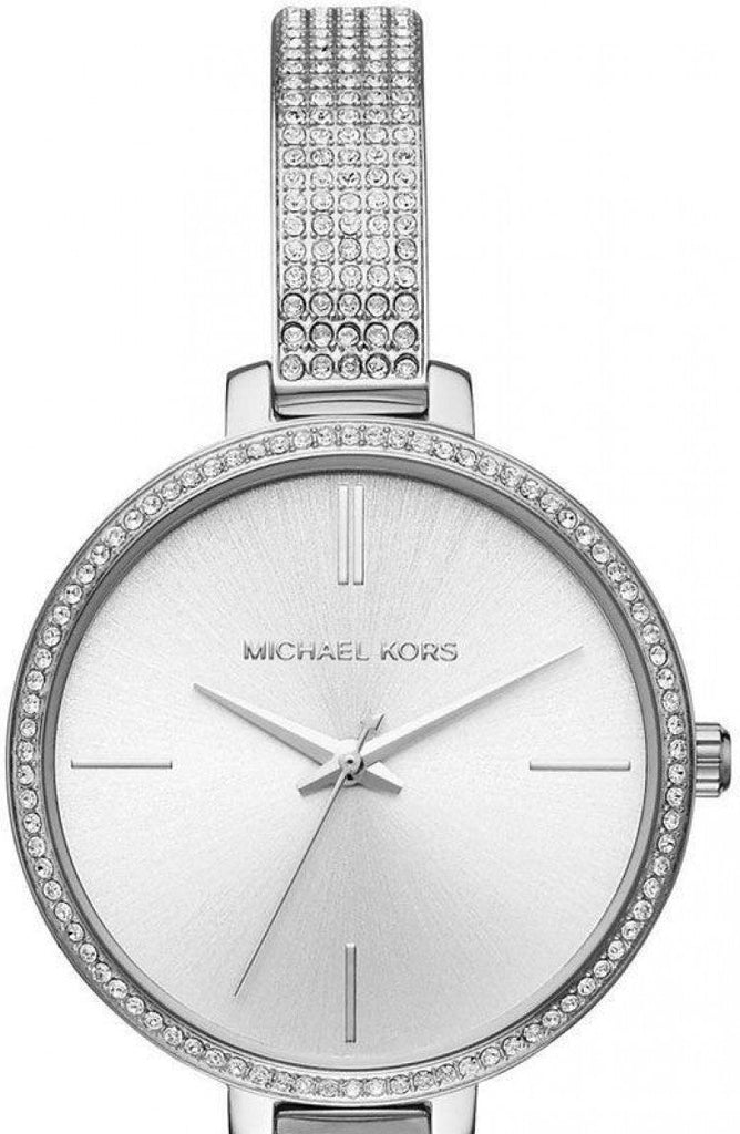  Shop Authentic Michael Kors Jaryn Quartz Silver Dial Silver Steel Strap Watch For Women - MK3783 - Luxxuri
