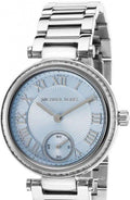  Shop Authentic Michael Kors Skylar Quartz Blue Dial Silver Steel Strap Watch For Women - MK5988 - Luxxuri