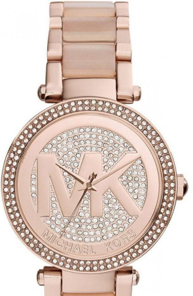  Shop Authentic Michael Kors Parker Pink Dial Pink Steel Strap Watch for Women - MK6176 - Luxxuri