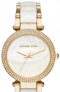  Shop Authentic Michael Kors Parker Mother of Pearl Dial Two Tone Steel Strap Watch for Women - MK6400 - Luxxuri