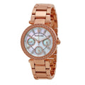  Shop Authentic Michael Kors Parker White Dial Rose Gold Steel Strap Watch for Women - MK5616 - Luxxuri