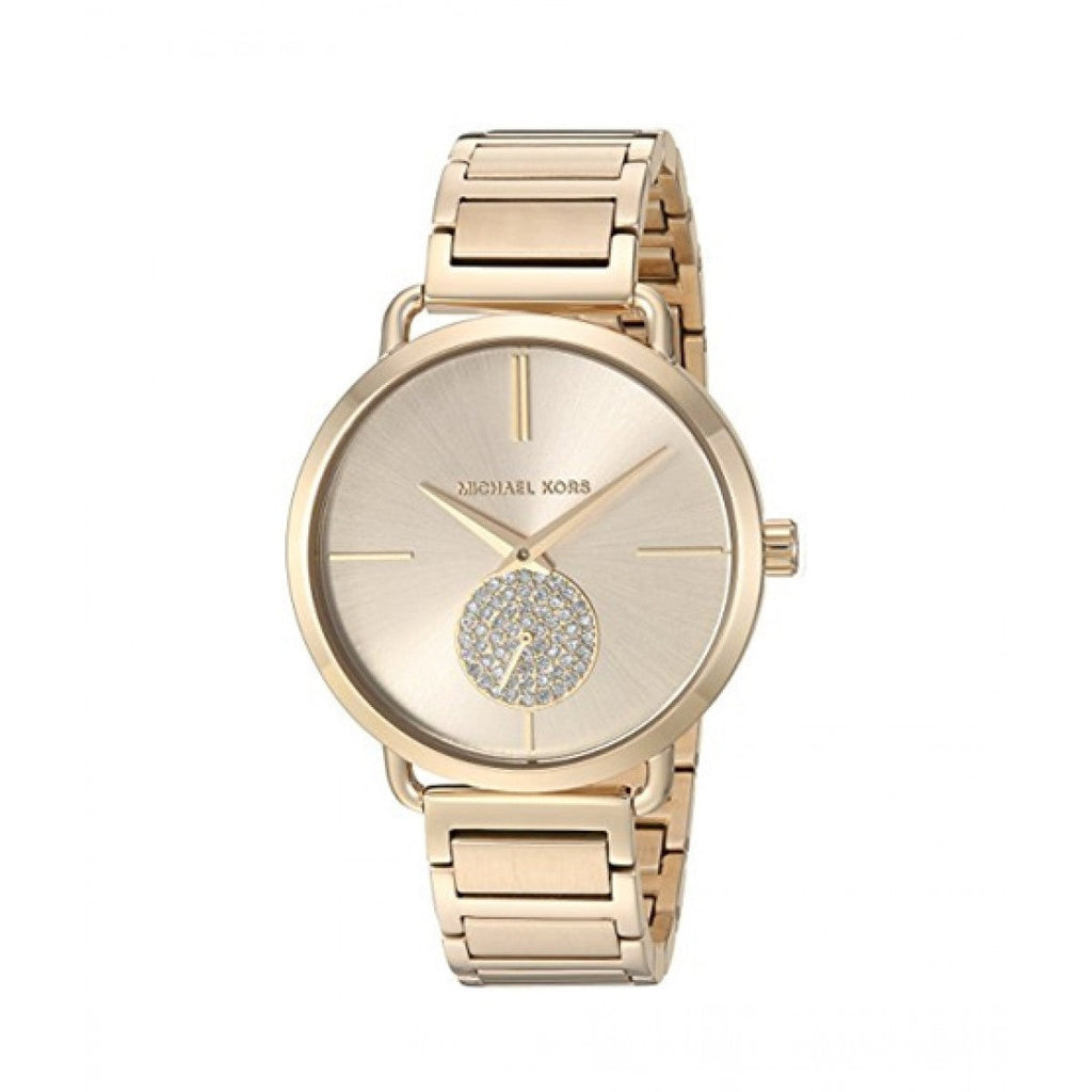  Shop Authentic Michael Kors Portia Gold Dial Gold Steel Strap Watch for Women - MK3639 - Luxxuri