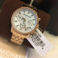  Shop Authentic Michael Kors Damen White Dial Rose Gold Steel Strap Watch for Women - MK5026 - Luxxuri