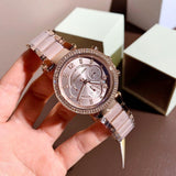  Shop Authentic Michael Kors Parker Pink Dial Two Tone Steel Strap Watch for Women - MK5896 - Luxxuri