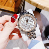  Shop Authentic Michael Kors Nia Quartz Silver Dial Silver Steel Strap Watch For Women - MK3988 - Luxxuri