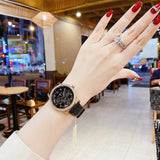  Shop Authentic Michael Kors Tibby Multifunction Black Dial Black Leather Strap Watch For Women - MK6968 - Luxxuri