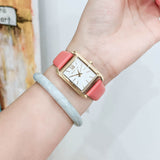  Shop Authentic Michael Kors Petite Monroe White Dial Orange Leather Strap Watch for Women - MKO1060 - Luxxuri
