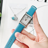  Shop Authentic Michael Kors Petite Monroe White Dial Blue Leather Strap Watch for Women - MKO1061 - Luxxuri