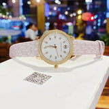  Shop Authentic Michael Kors Tibby Analog Silver Dial White Leather Strap Watch for Women - MK1049 - Luxxuri
