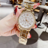  Shop Authentic Michael Kors Tibby Multifunction White Dial Gold Steel Strap Watch for Women - MK6969 - Luxxuri